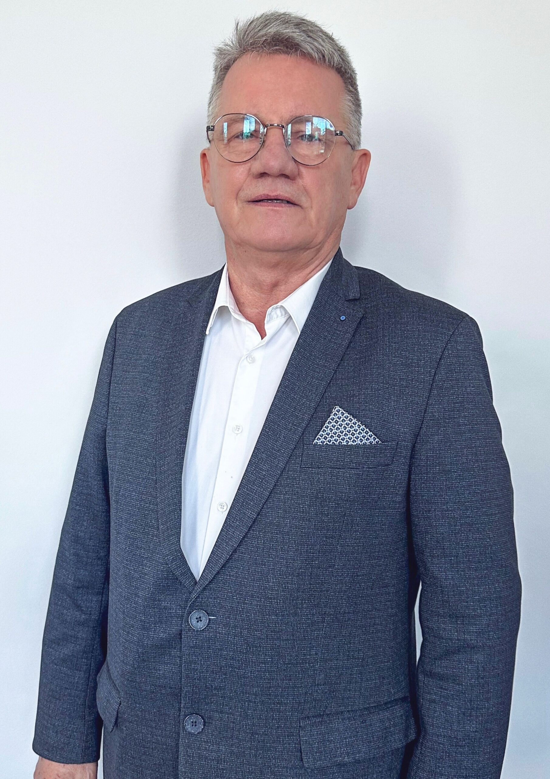 Blue and Beige Vintage Coffee Shop Grand Opening Flyer